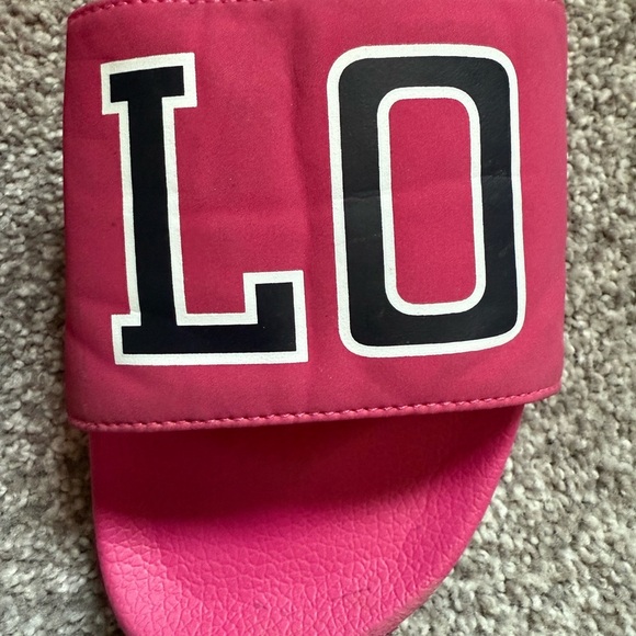 Polo by Ralph Lauren Fuchsia Kids Flip Flops - Picture 4 of 6